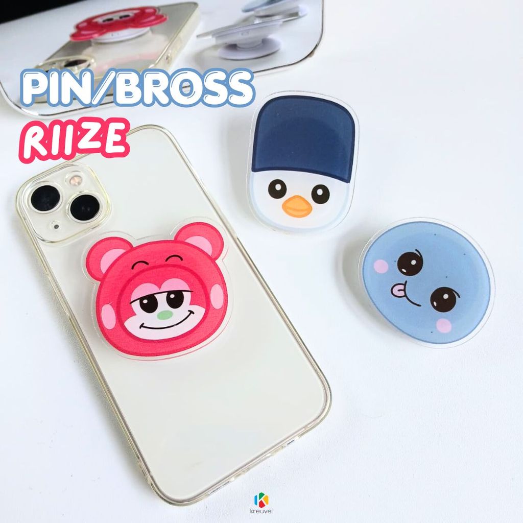 Phone Grip Griptok RIIZE BRIIZE – Holder HP KPOP - KPOP Merchandise - RIIZE Merch - Unofficial Fanma