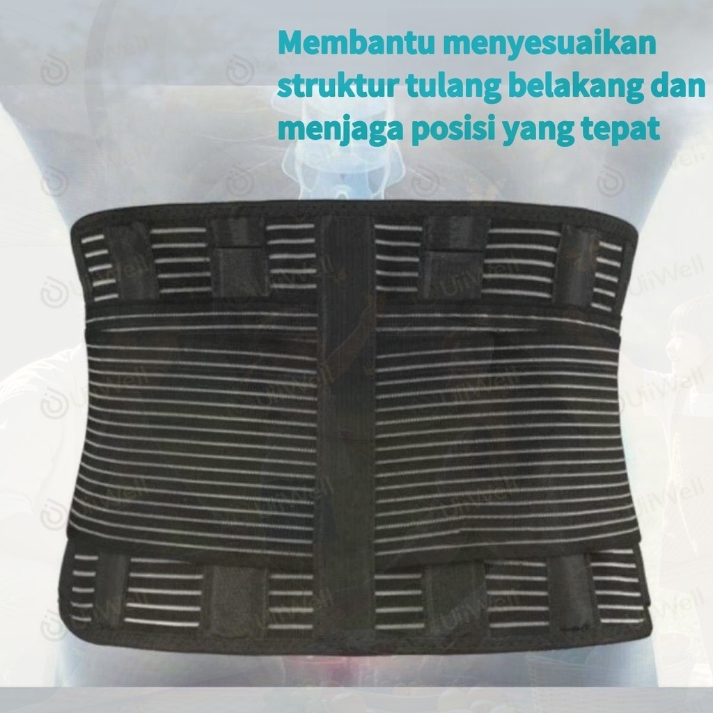 Grace CARE Penyangga Punggung Bawah untuk Pria Wanita Korset Penegak Postur Tubuh Atasi Sakit Pingga