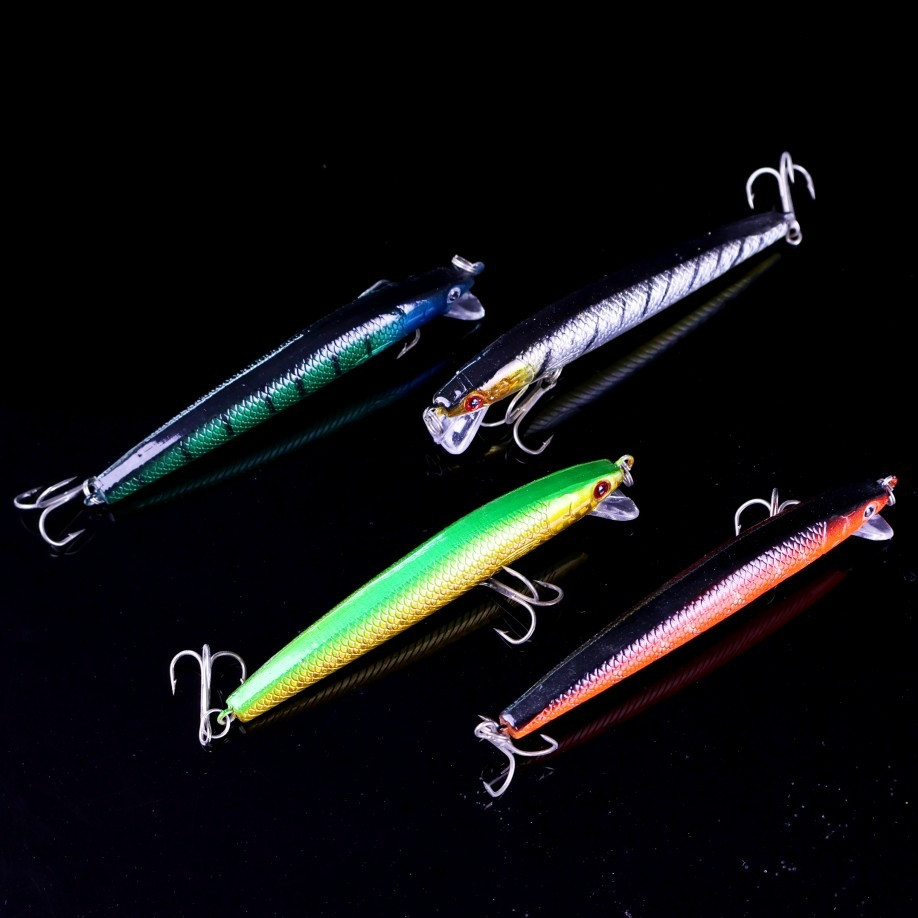 Lure Umpan Pancing 100mm 8g Model Tenggelam Tersedia Beragam Warna Gerakan Stabil Cocok Untuk Memanc