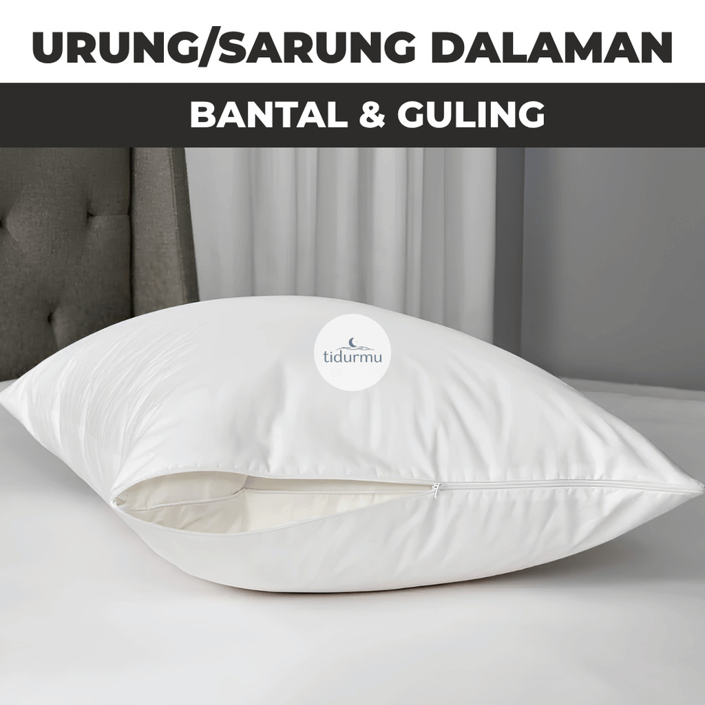 Sarung Dalaman Urung Bantal Resleting - Urung Guling Bantal Resleting - Sarung Dalaman Resleting