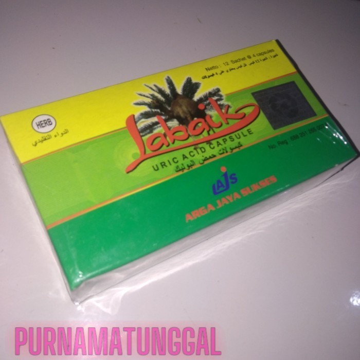 [hadidmarket] HMP Herbal Labaik Asam urat ORIGINAL