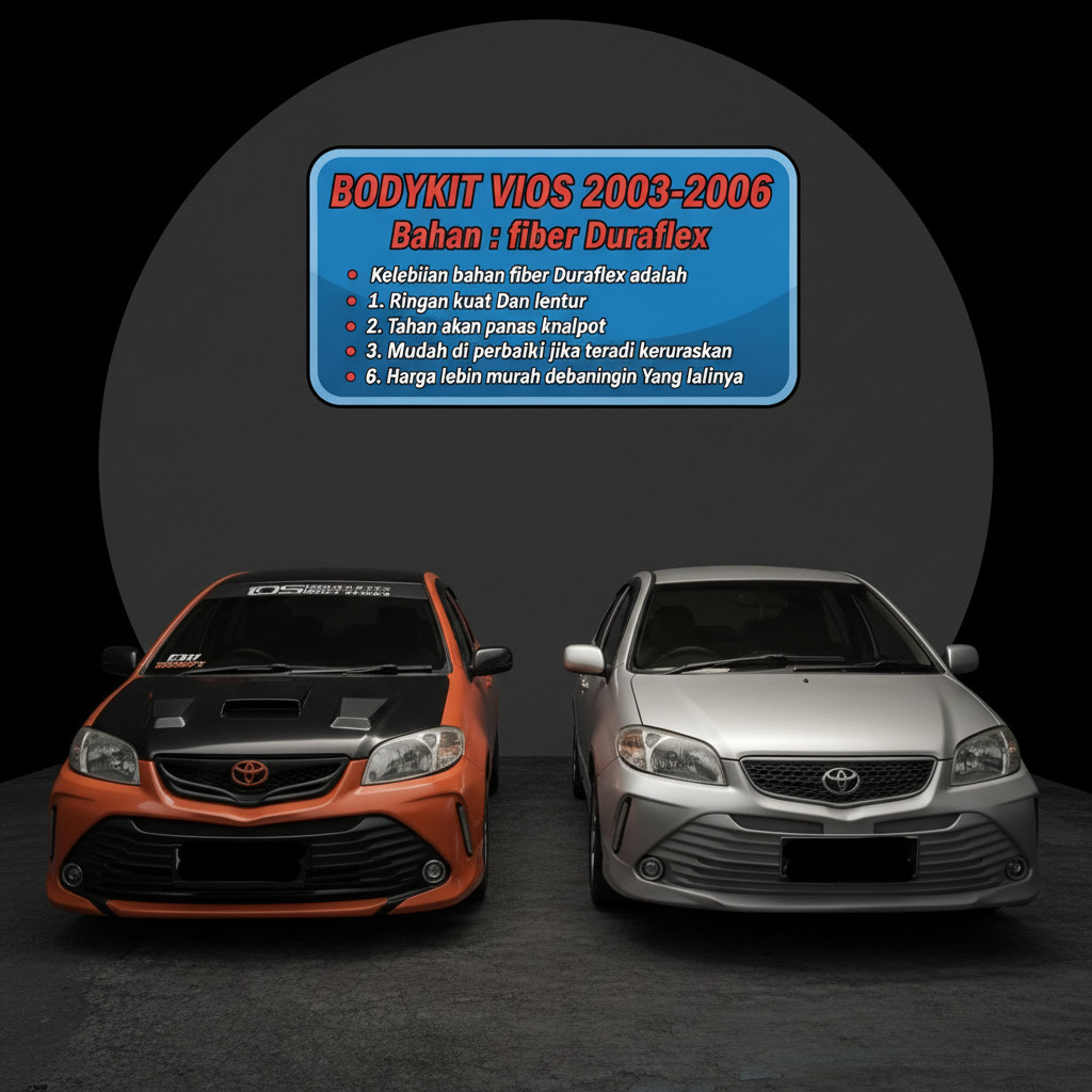 Bodykit Vios Viper gen 1 BODY KIT VIOS 2003-2006