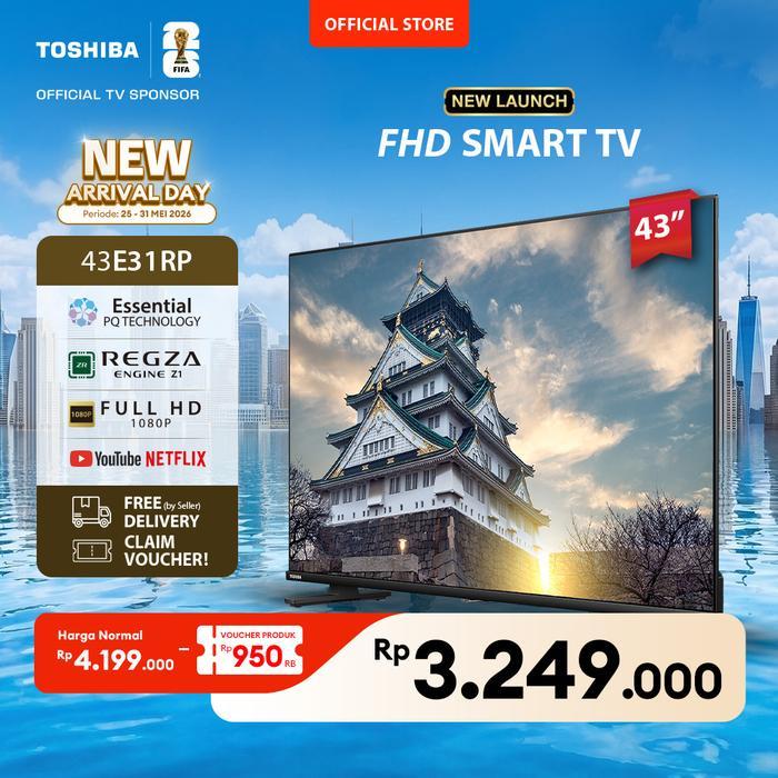 MEGA SALE [FHD Smart TV] [KHUSUS ONLINE] Toshiba TV NEW 43" FHD Smart TV - WIFI Netflix Disney+ Yout