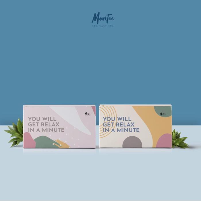 LV / Montee Salt Gift Box Set / Bath Salt Spa Set / Garam MeniPedi Box - Pink