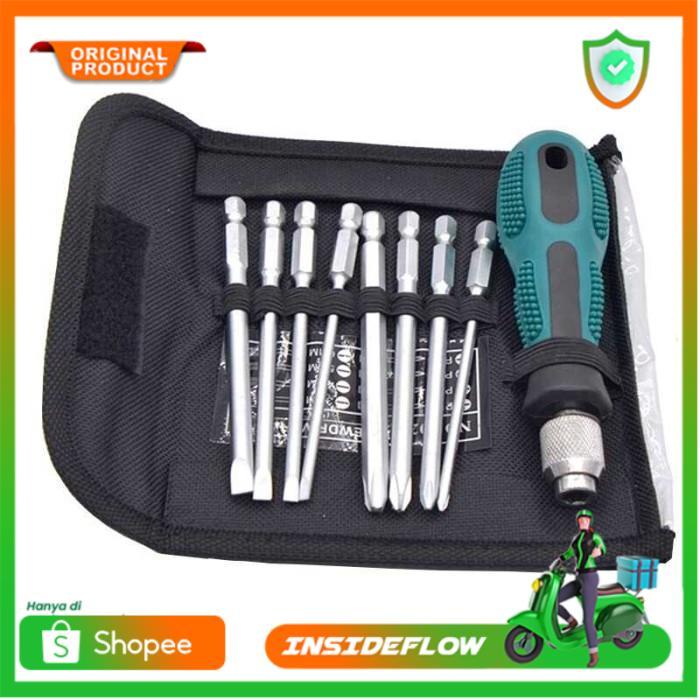Set Obeng Magnet Min Plus Min Anti Slip