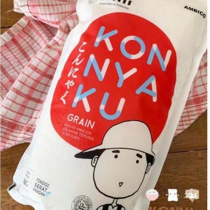 Beras Shirataki Konyaku Rice diet keto DEBM 1 kg