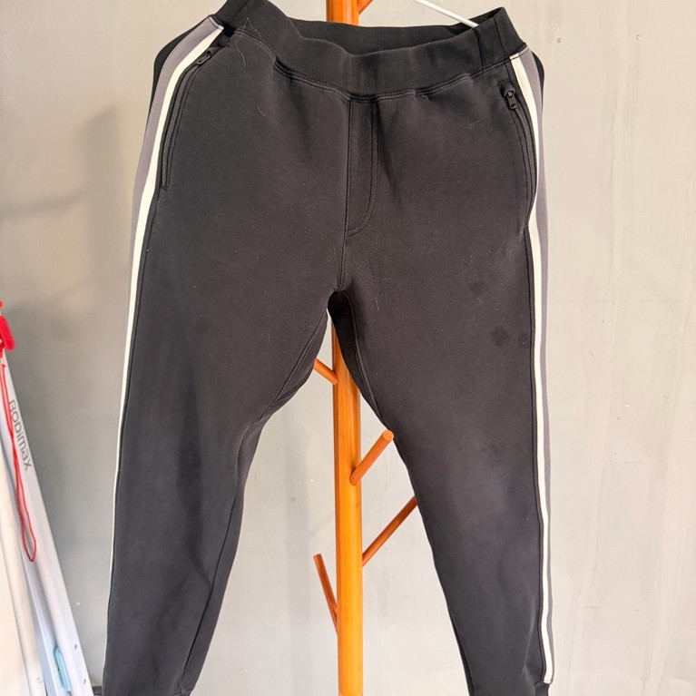 SECOND JOGGER PANTS UNIQLO KIDS BLACK