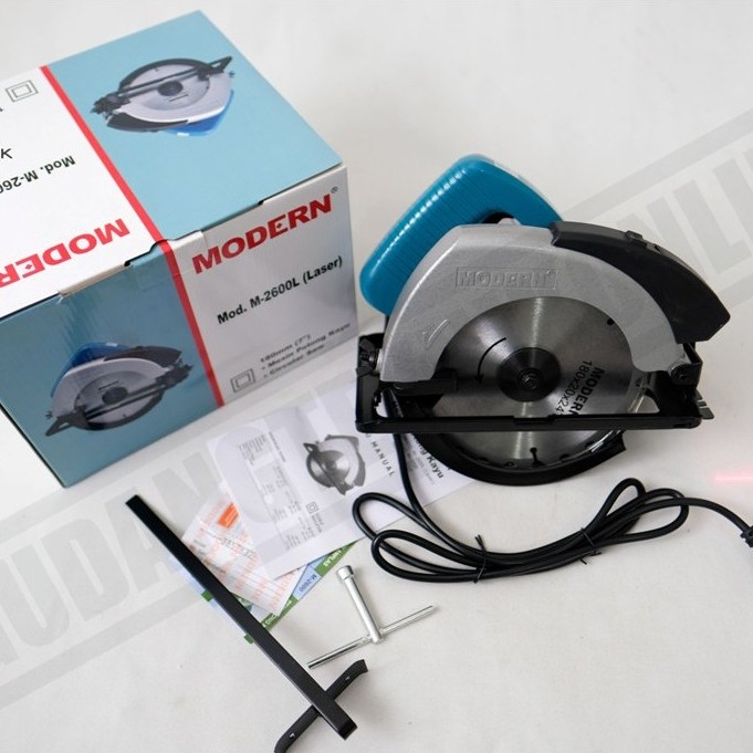 Modern M-2600L / M2600L / Circular Saw Modern M 2600 L Mesin Potong Gergaji Kayu 7" Modern M 2600L