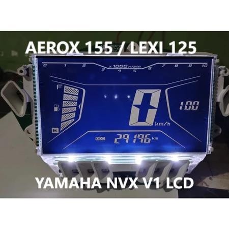 LCD AEROX 155 LAXI SPIDOMETER YAMAHA /LCD SPEEDOMETER AEROX 155 / LEXI 125 / 2016-2020 SPEEDOMETER