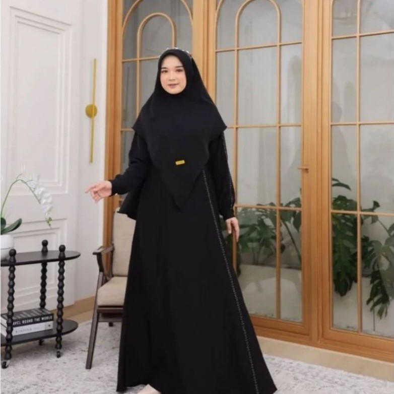 KAMILLA ABAYA GANUS WANITA REMAJA TERBARU TAHUN 2026 BAHAN CERUTY BABYDOLL GAMIS WANITA POLOS CANTIK