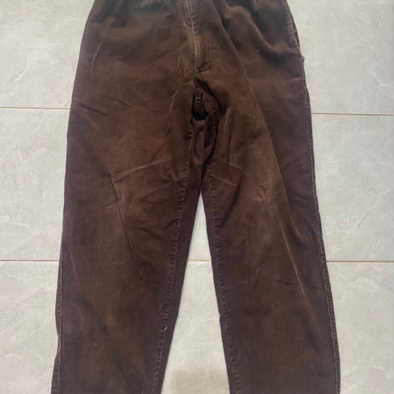 [Prelove / Second Hand] Celana panjang corduroy cokelat Size M