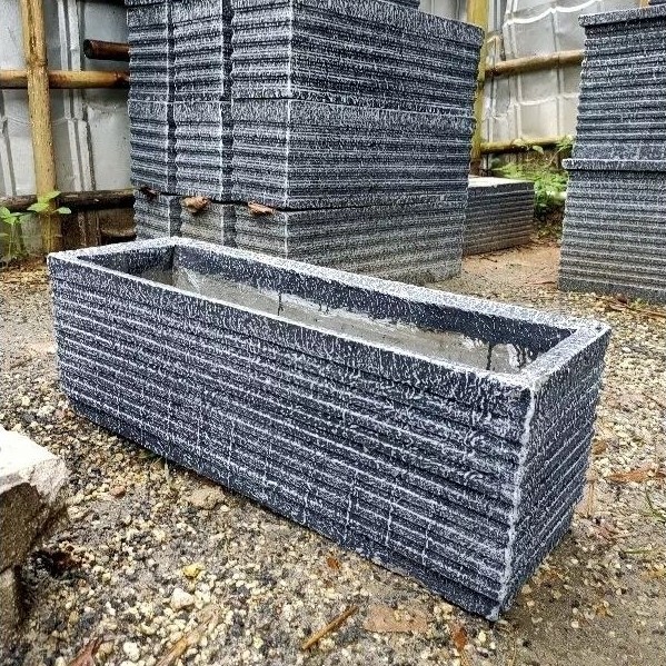 POT JUMBO BAHAN BATU ALAM/POT PANJANG only