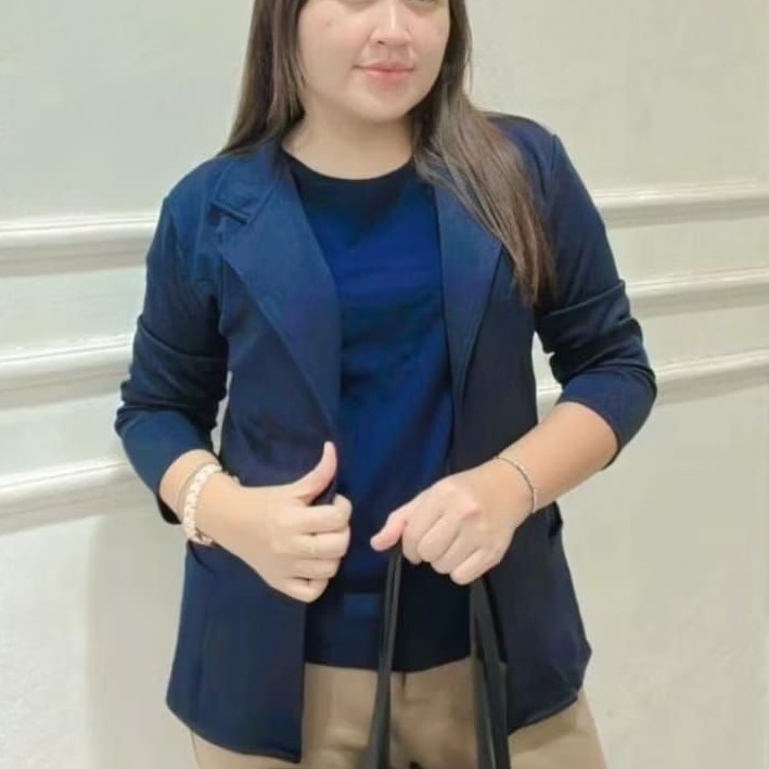 BLAZER KANCING BLAZER KERJA BLAZER SCUBA BLAZER WANITA
