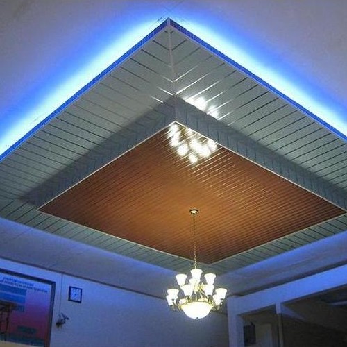 (4M)Lis Plafon PVC  / Lis Samping / Lis Siku / Lis Sudut / Lis Penutup / Lis Minimalis Plafon Pvc / 