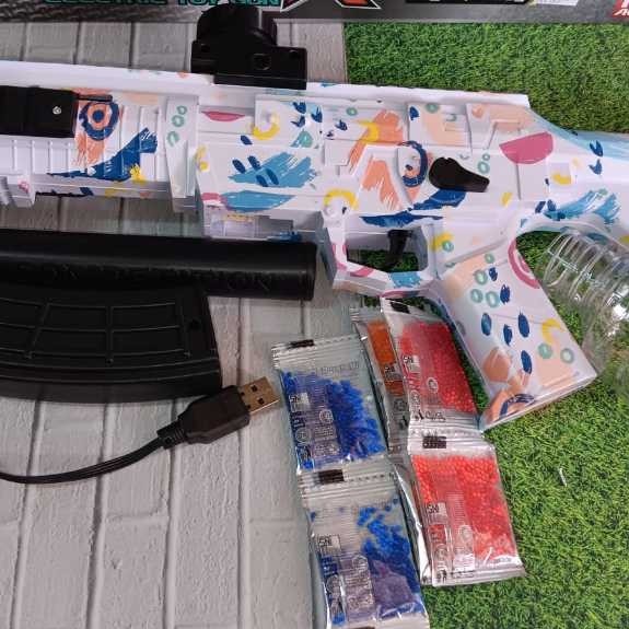 Mainan Anak Tembakan Water Gel Blaster Elektrik Otomatis Shooter-X Water Bullet Gun