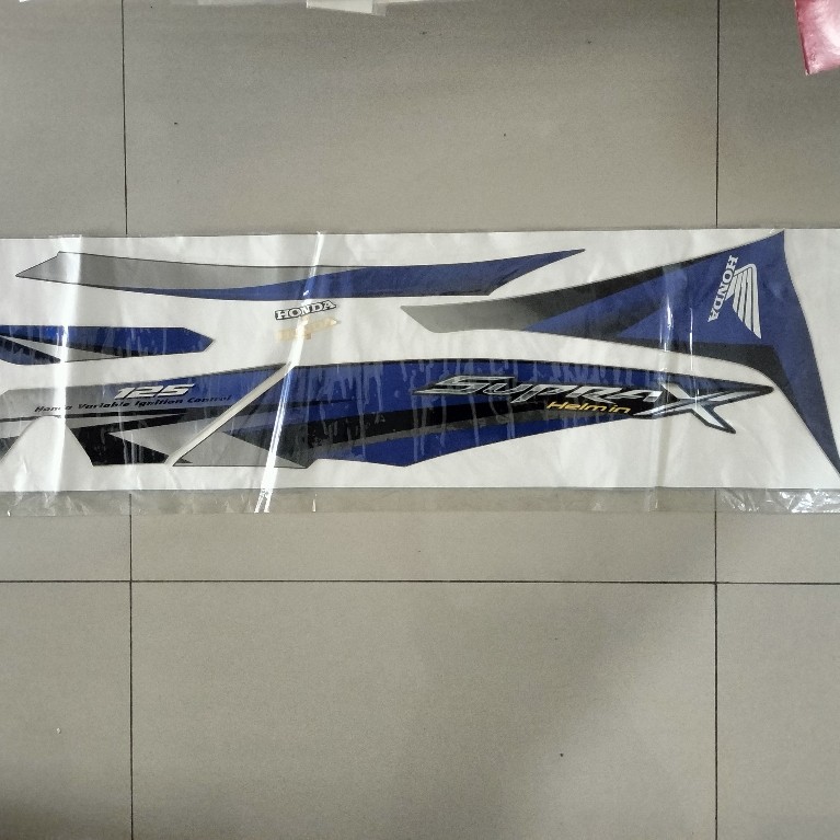 STRIPING KIRI SUPRA X 871-X0-KYZ-900ZBL ORIGINAL