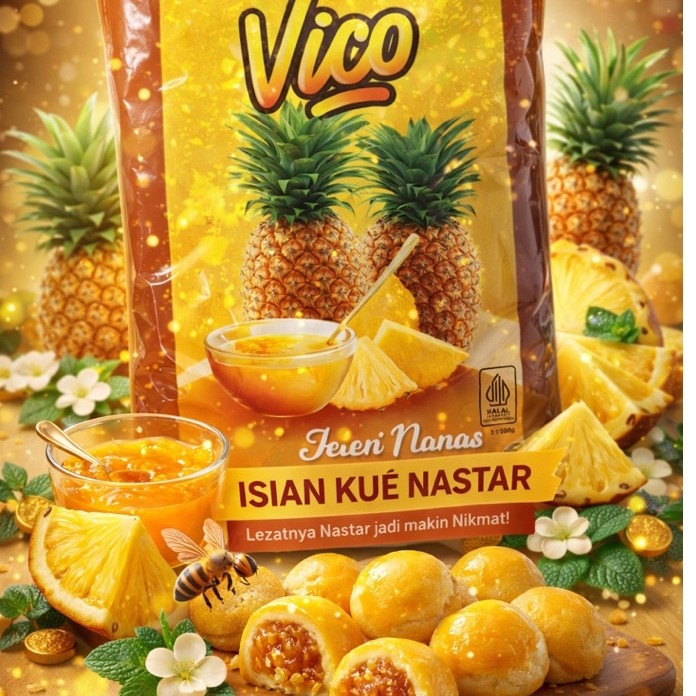 Selai Nanas Merk Vico