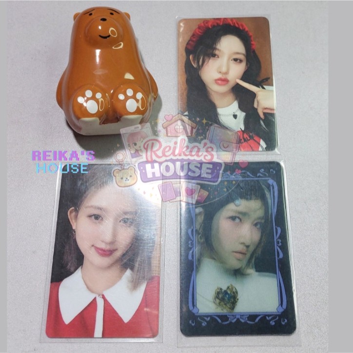 IVE GAEUL OFFICIAL PHOTOCARD AAB GAEUL WITHMUU FANSIGN GAEUL PAPAJOHNS PVC GAEUL LENTI SWITCH