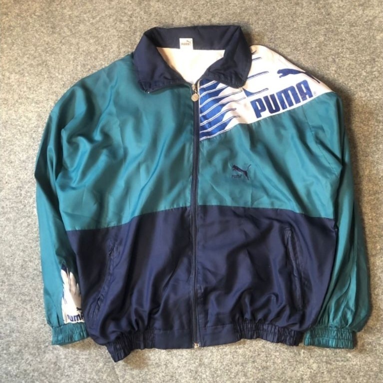 Jaket Parasut Windbreker Puma Vintage Original