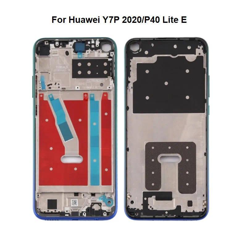 Rangka Tengah 6.39" Untuk Huawei Y7P 2020, Bezel Depan, Dudukan LCD, Pelat Belakang, Sasis