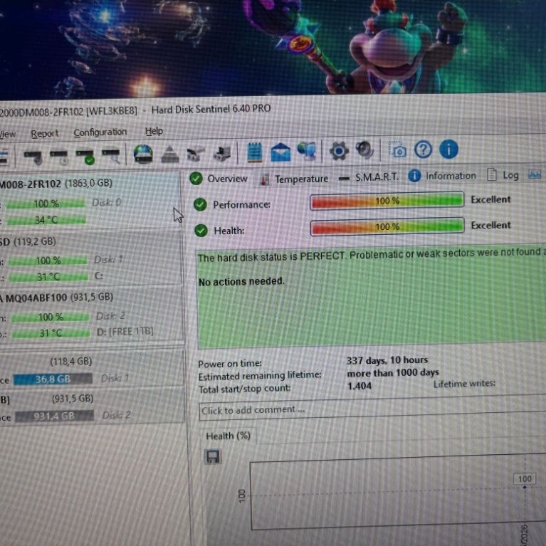 hardisk seagate 2tb