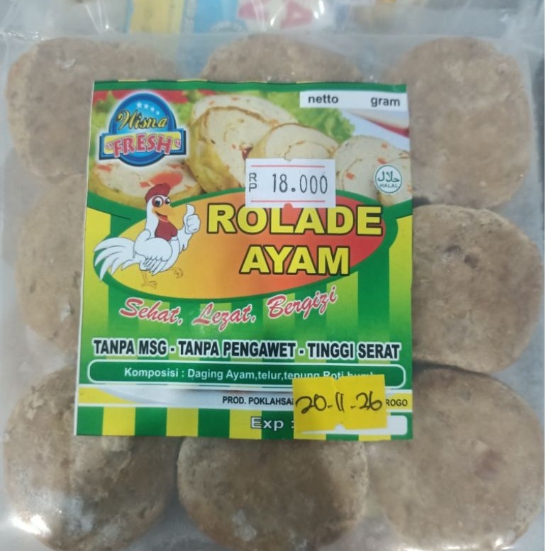 Rolade ayam / rolade sapi / rolade ayam homemade / rolade ayam frozen isi 9