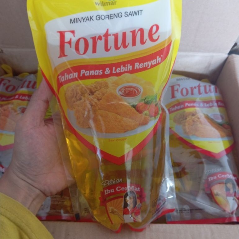 Minyak Goreng Fortune Refill Murah 1liter Minyak Goreng Kemasan Berdiri 1 liter