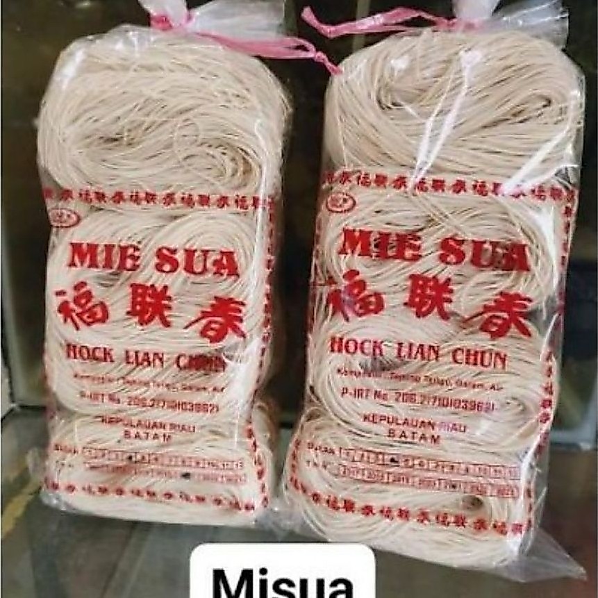 Mie Sua / Mie Soa Kuah Hock Seng Chun Selat Panjang berat 500gr