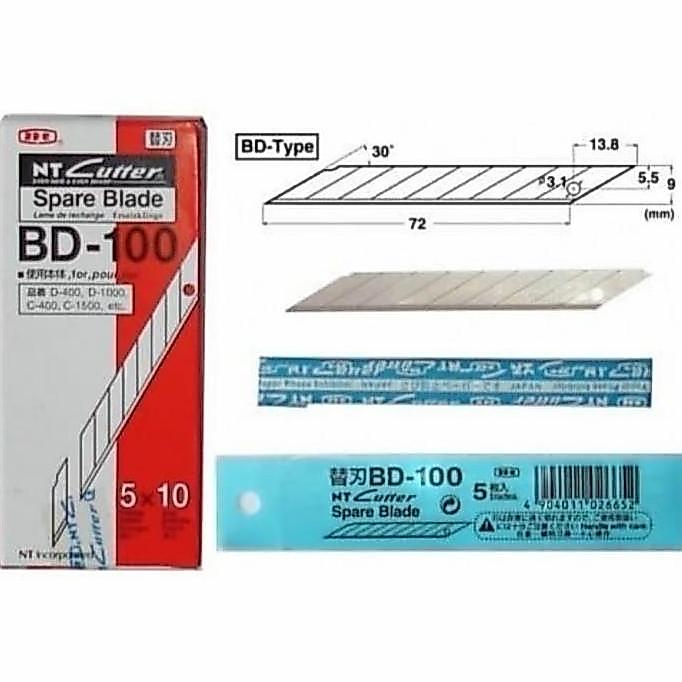 Isi Refill Cutter Blade NT BD100