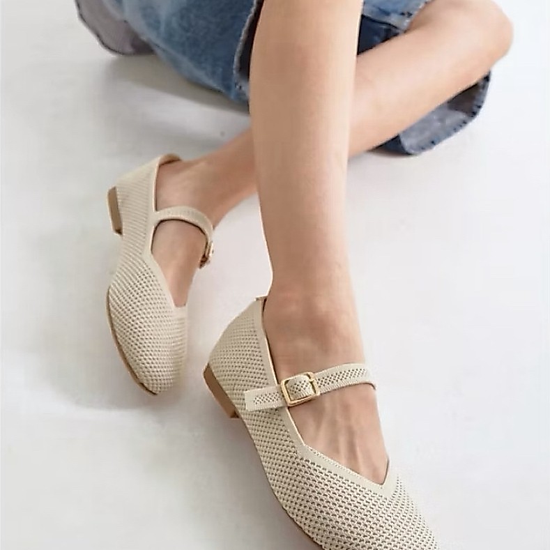 PRELOVED INPACA Maia Flatshoes Cream