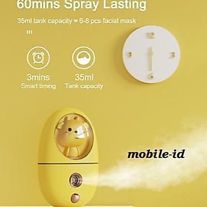 New Mini Nano Spray Portable Boneka Gepeng 35Ml Nano Mist Premium Nano Cute Nano Lucu [Anti Bocor]