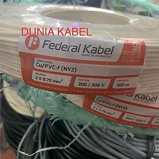 Kabel Twin Round / Nyz 2X0.75 2X0,75 Federal