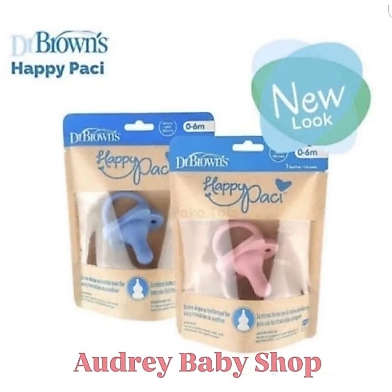 DR BROWNS Happy Paci Pacifier - Empeng Silicone