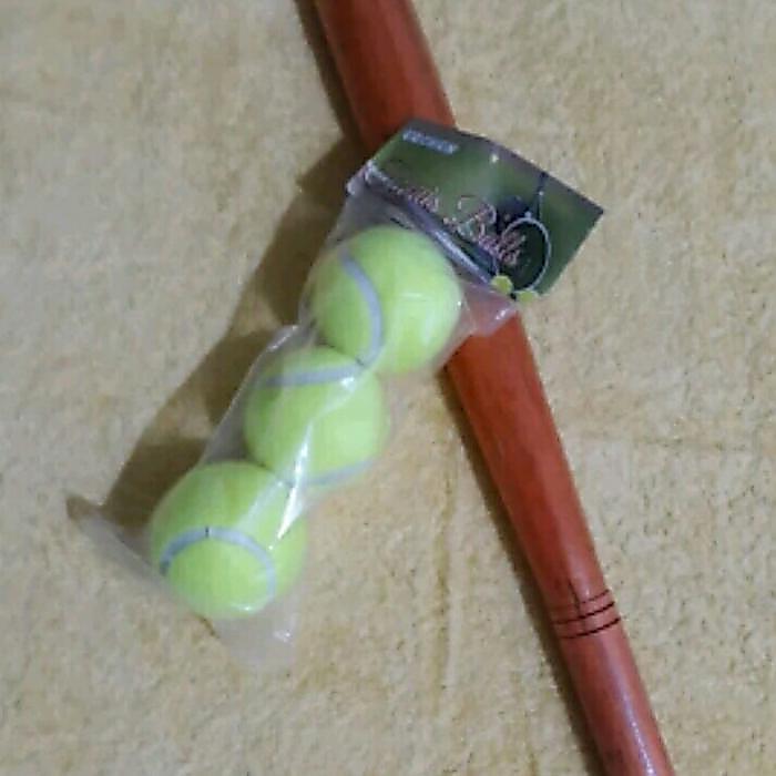 Set Kasti / Pemukul Kasti + 1 Slop Bola Kasti Isi 3 Bola