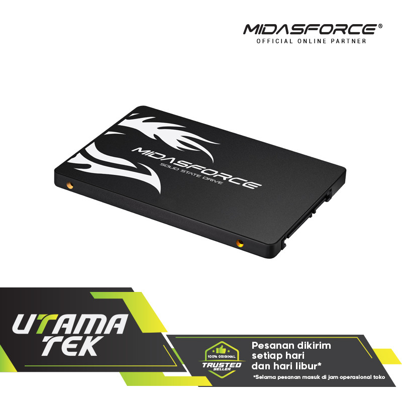 SSD MIDASFORCE 128 GB RESMI ORIGINAL SSD 128GB