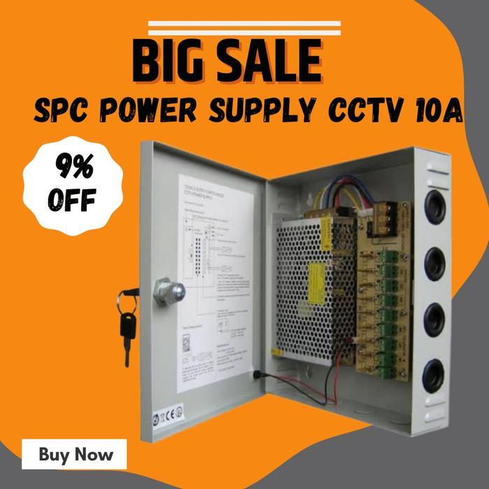 Power Supply CCTV 10A Box ( Merek SPC )