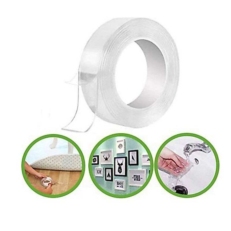 nano tape double tape lem bolak balik