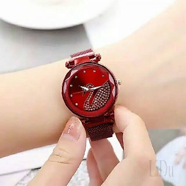 Jam Tangan Wanita Korea Strap Magnet Angsa Satu