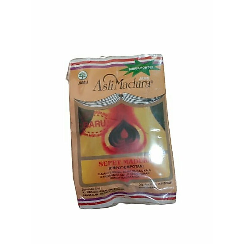 jamu sepet Madura asli jamu empot empot super asli kemasan jamu bubuk isi 10 bungkus -Best seller