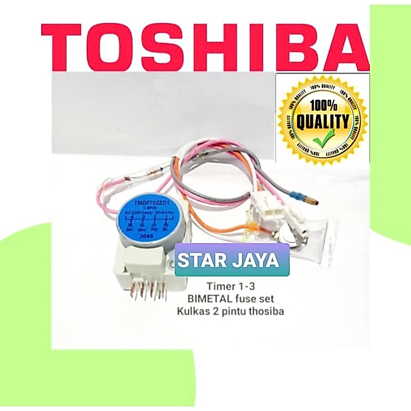 Timer BIMETAL suhu kulkas 2 pintu toshiba