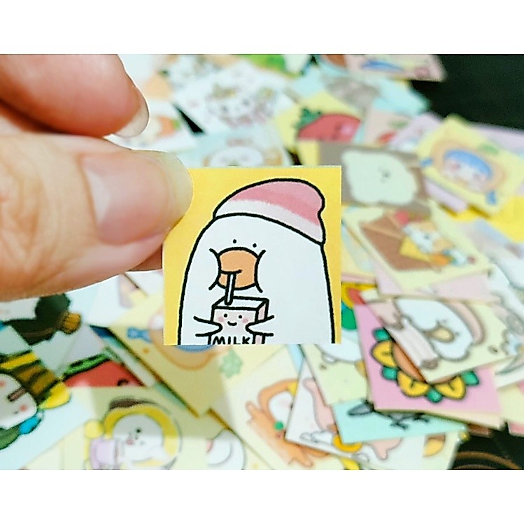 [100 lembar] Sticker Seal Packing Packaging Lucu Sticker Freebies Murah Meriah Stiker Paket