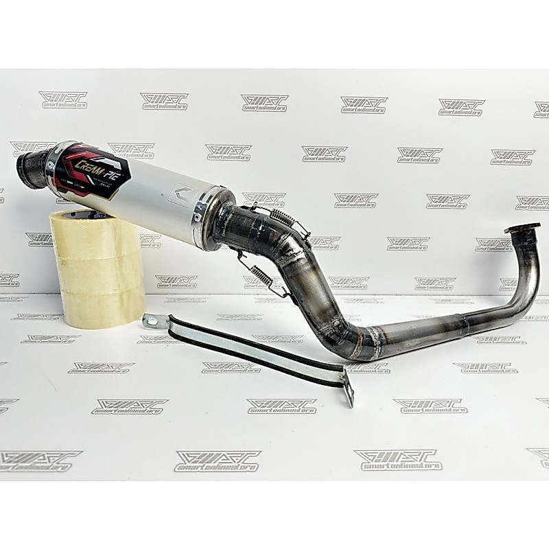 KNALPOT CREAMPIE VARIO 125 / VARIO 150 , BEAT FI , DLL ORIGINAL CREAMPIE JOGJA
