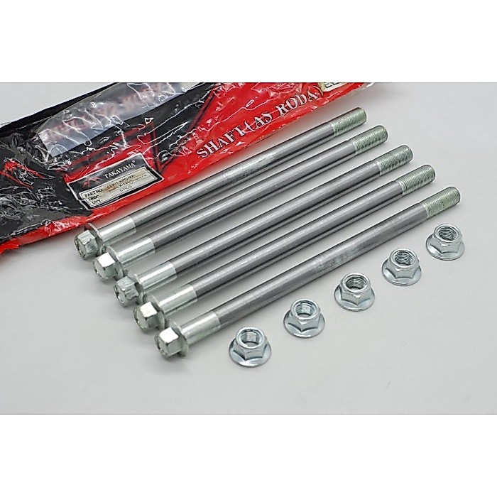 AS RODA BELAKANG SUPRA X 125 SUPRA FIT NEW KARISMA DENGAN MUR SPAREPART TAKAYAMA
