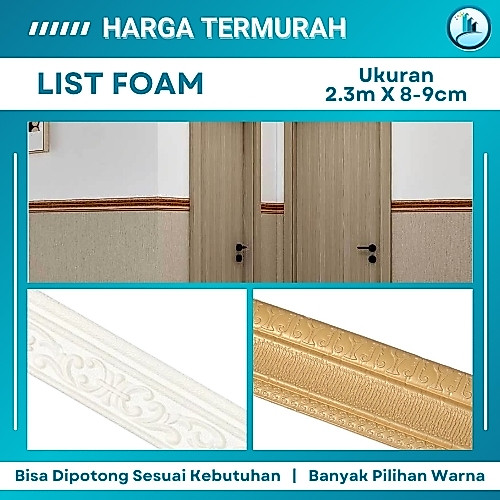 List Wallpaper Dinding List Foam Pink Wall Border Lis Walpaper  Wall Foam Walpeper List Plafon