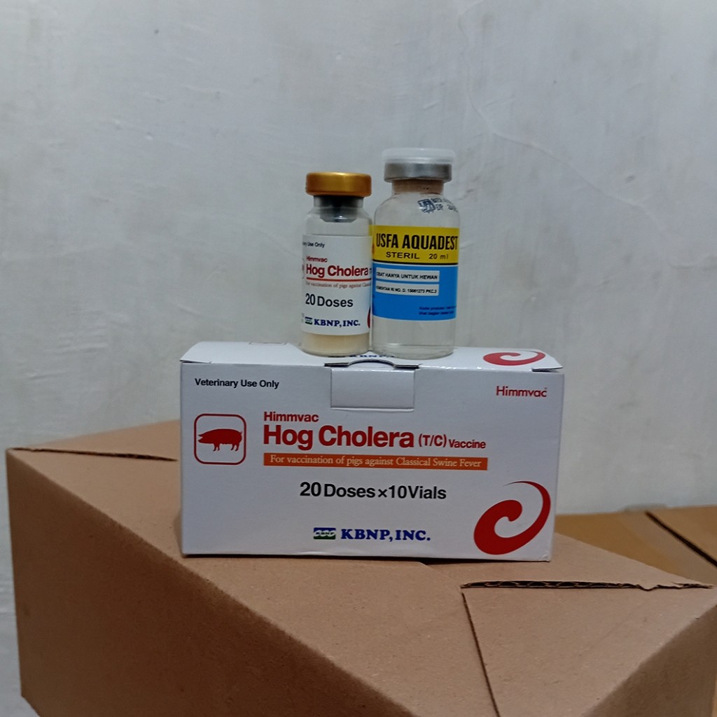 PROMO VAKSIN HOG CHOLERA (CSF) - Untuk Babi Dosis 20 Ekor.