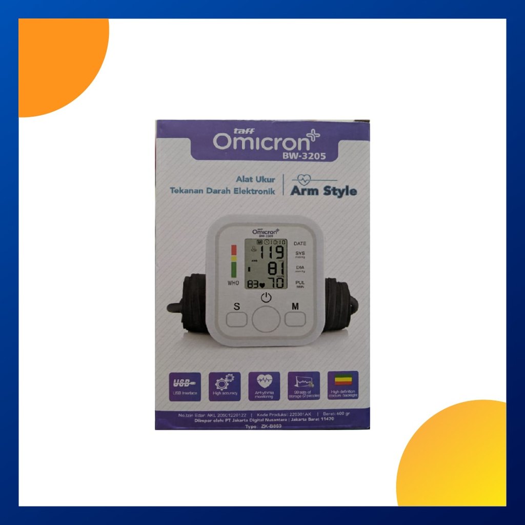 Taffomicron Bw-3205 Blood Pressure Monitor
