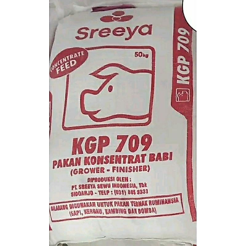 SREEYA Konsentrat Babi Kgp 709 Untuk Babi Grower-Finisher 1 kg
