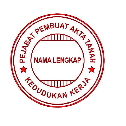 STIKER SEGEL /AKTA/NOTARIS/PPAT/GLOSSY/KROMO/