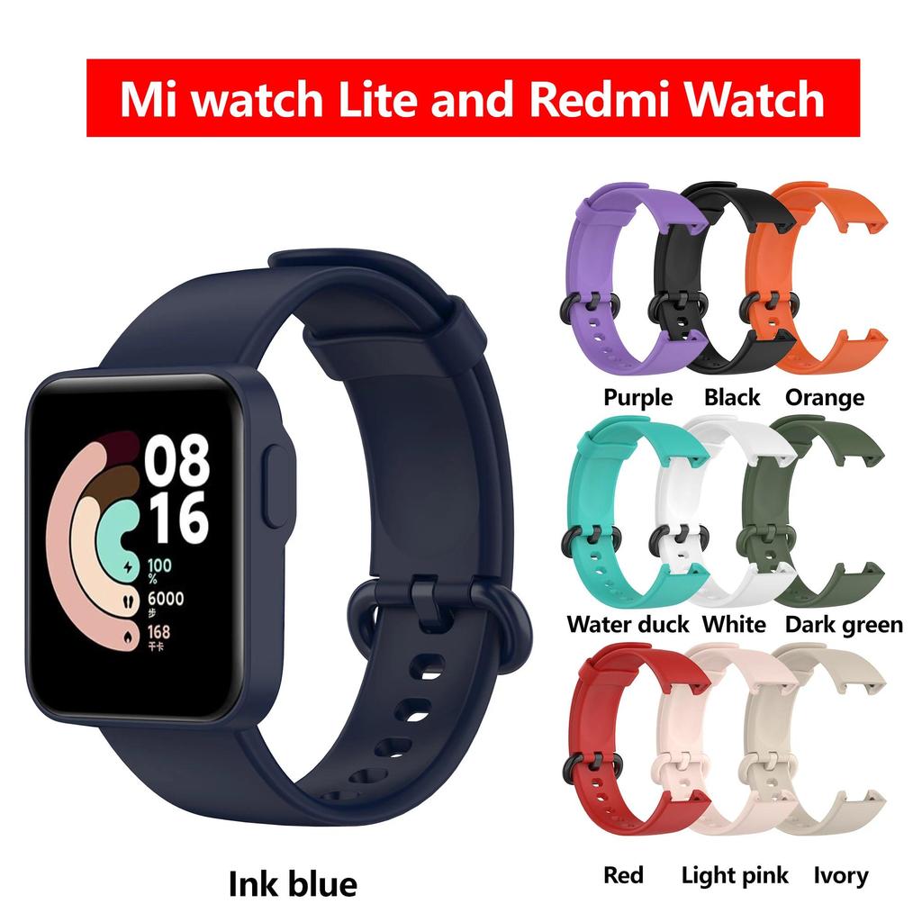 Silicone Strap For Xiaomi mi Watch Lite/Redmi Watch Lite Band Bracelet For Xiaomi Mi Watch 2 Lite/Re