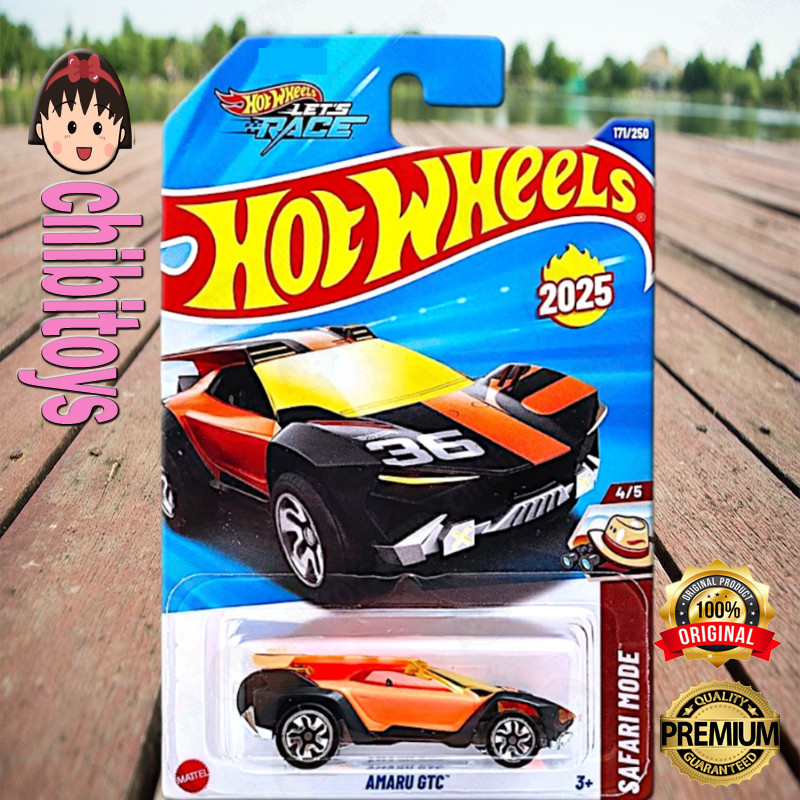 Hot Wheels Amaru GTC Orange Diecast Mobil Balap Offroad